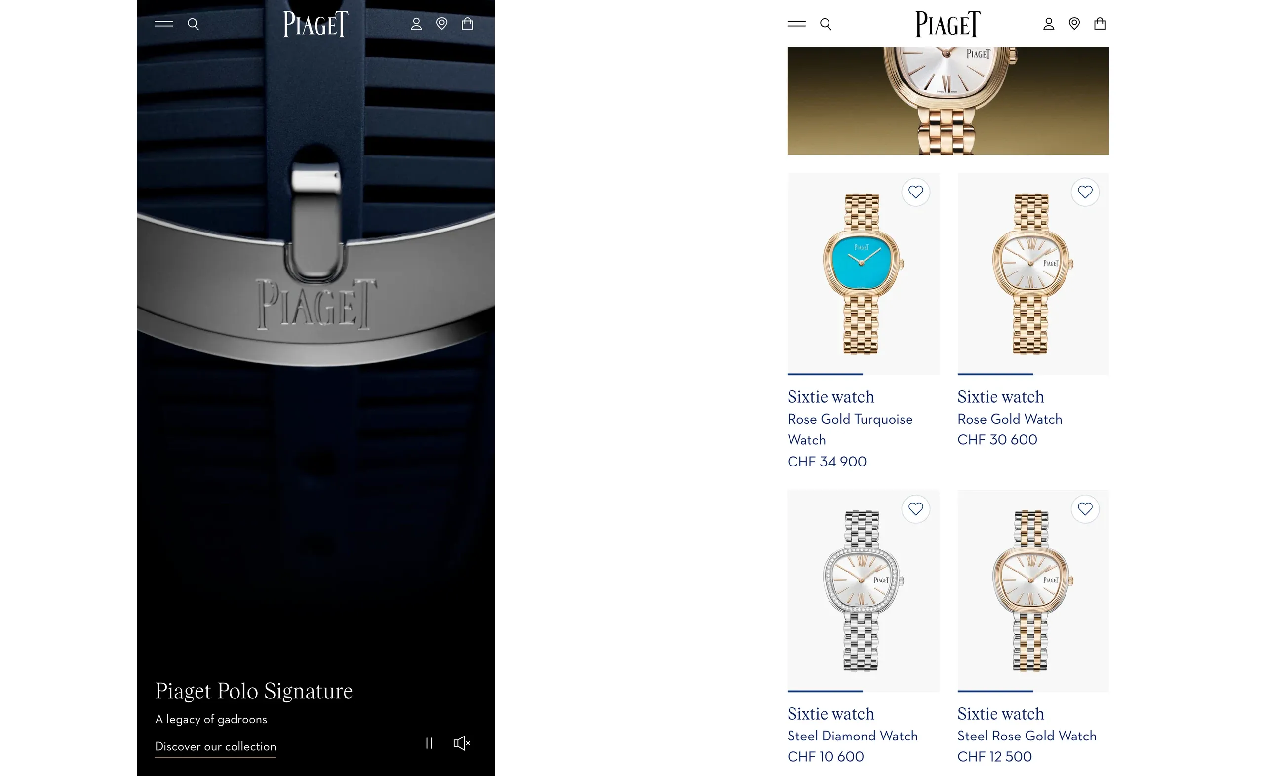 Piaget, screenshot 2