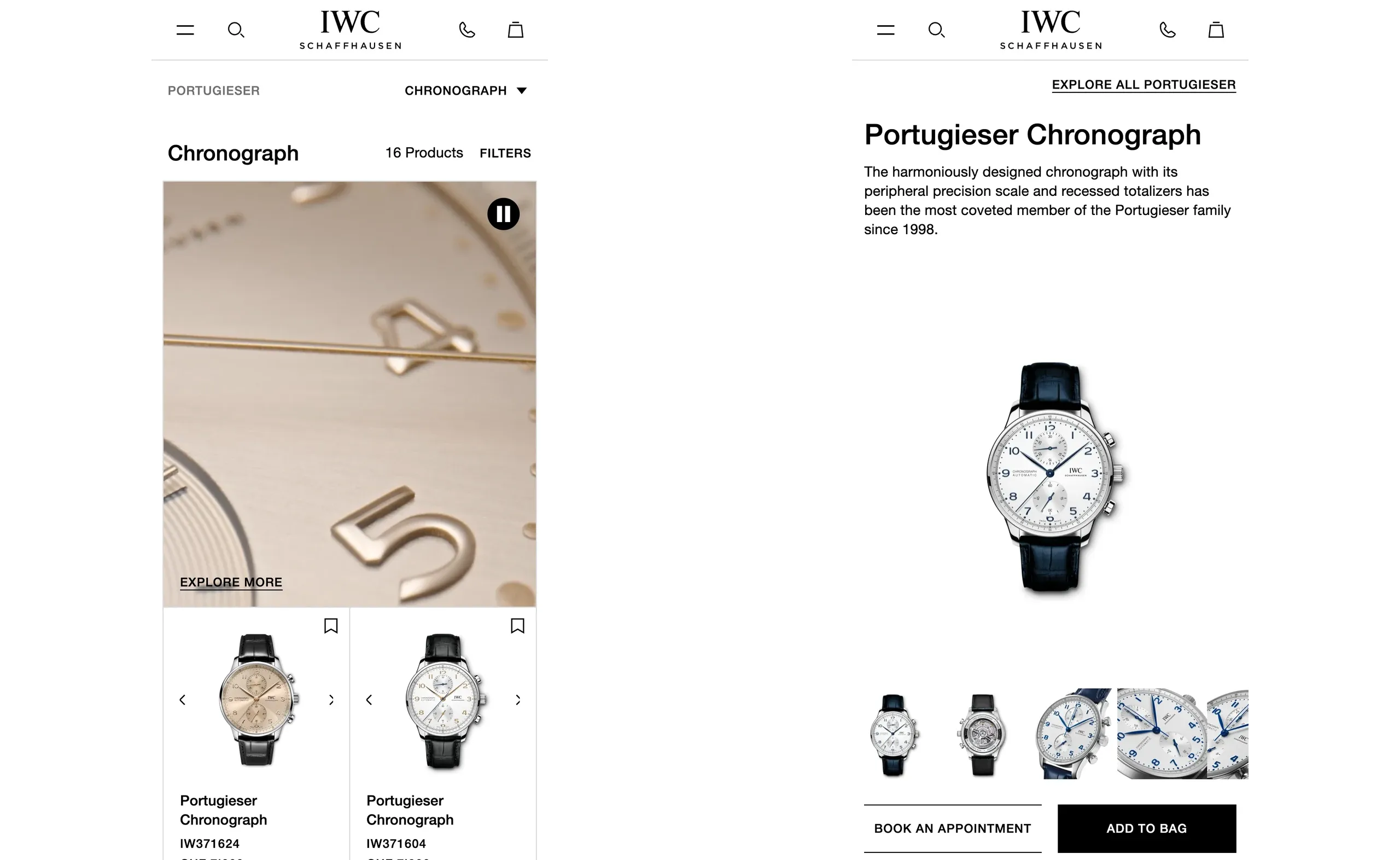 IWC Schaffhausen, screenshot 5