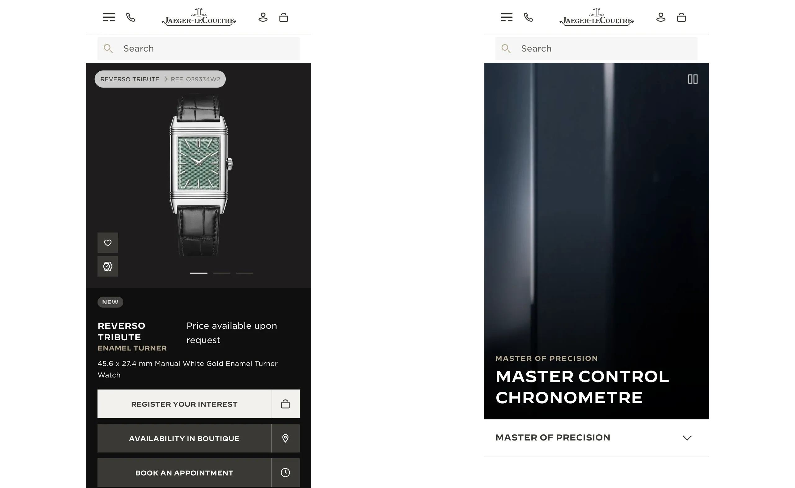 Jaeger-LeCoultre, screenshot 11